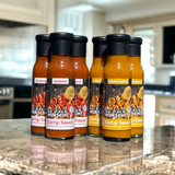 Curry-Sauce - 6er- Probier-Set 3 x Erdbeere 3 x Kürbis-Mango