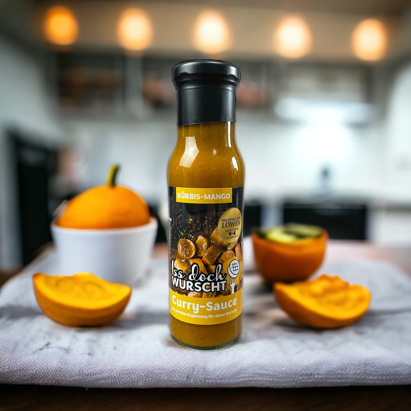 Curry-Sauce Kürbis-Mango - einzelne Flasche