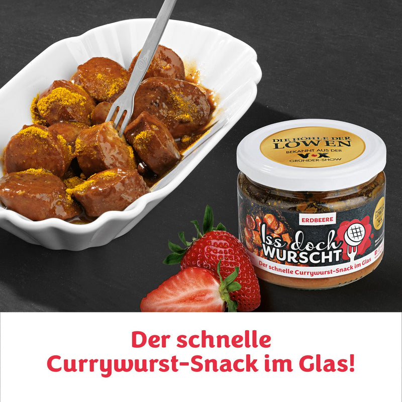 Currywurst-Snack Erdbeere - 6er-Set